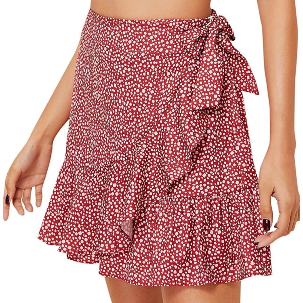 Leopard Wrap Skirt